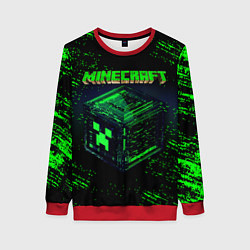 Свитшот женский MINECRAFT, цвет: 3D-красный