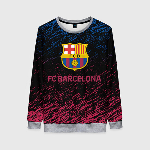 Женский свитшот BARSELONA / 3D-Меланж – фото 1