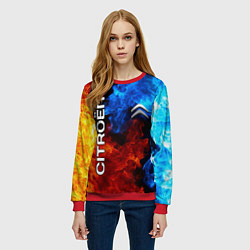 Свитшот женский CITROEN, цвет: 3D-красный — фото 2
