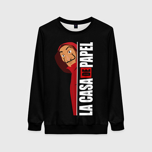 Женский свитшот Бумажный дом / 3D-Черный – фото 1