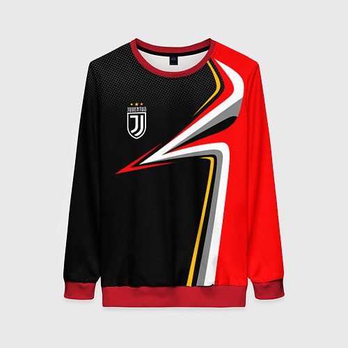 Женский свитшот Ювентус Униформа / 3D-Красный – фото 1