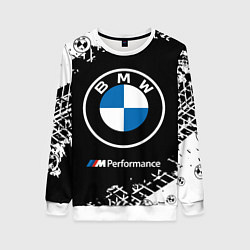 Свитшот женский BMW БМВ, цвет: 3D-белый