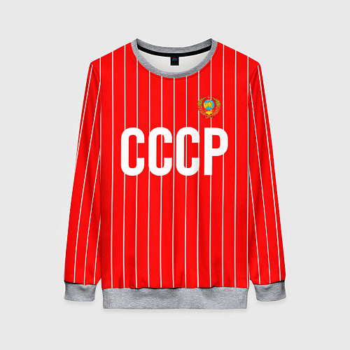Женский свитшот Форма сборной СССР / 3D-Меланж – фото 1