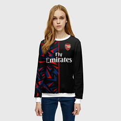 Свитшот женский ARSENAL UNIFORM 2020, цвет: 3D-белый — фото 2