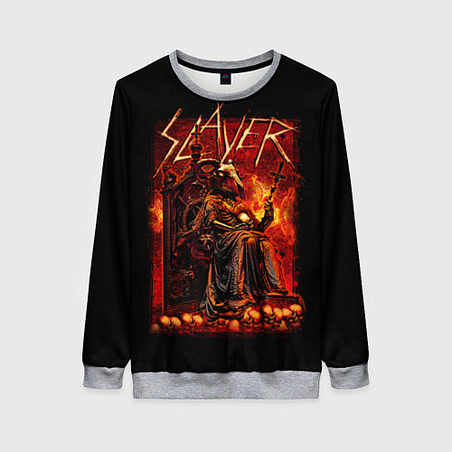 Женский свитшот Slayer / 3D-Меланж – фото 1