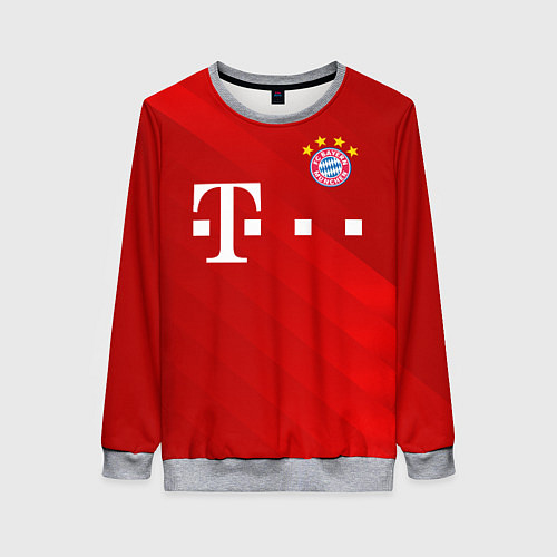 Женский свитшот FC Bayern Munchen / 3D-Меланж – фото 1