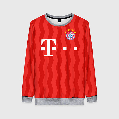 Женский свитшот FC Bayern Munchen униформа / 3D-Меланж – фото 1