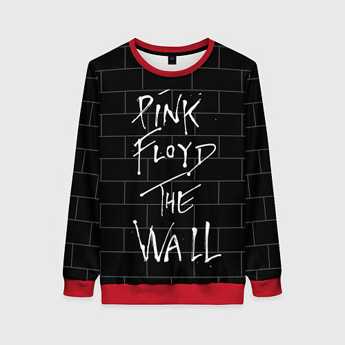 Женский свитшот PINK FLOYD / 3D-Красный – фото 1