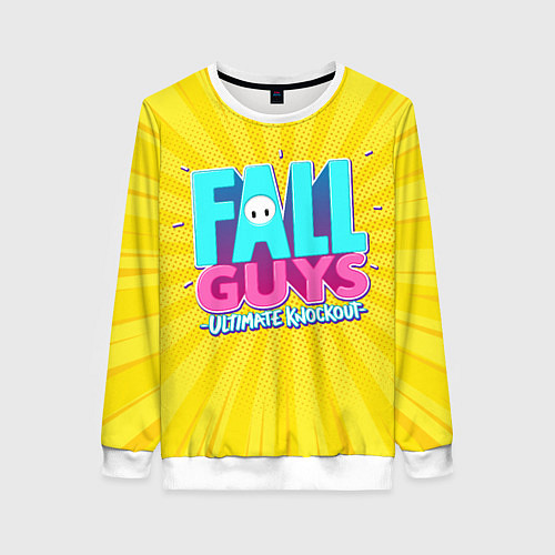 Женский свитшот Fall Guys / 3D-Белый – фото 1
