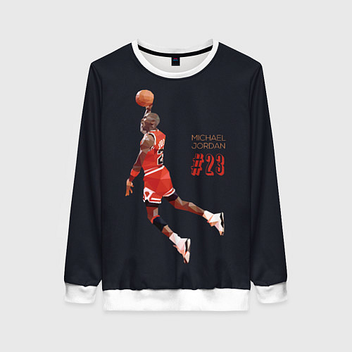 Женский свитшот MICHAEL JORDAN / 3D-Белый – фото 1