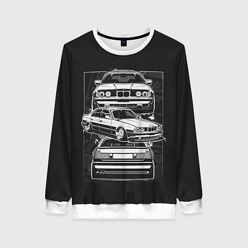 Женский свитшот BMW / 3D-Белый – фото 1