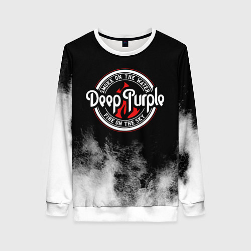 Женский свитшот Deep Purple / 3D-Белый – фото 1