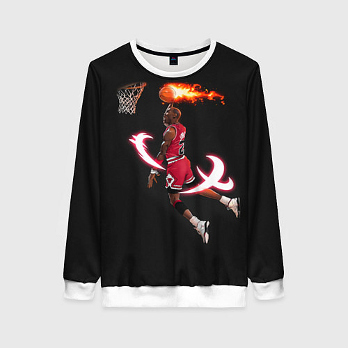 Женский свитшот MICHAEL JORDAN / 3D-Белый – фото 1