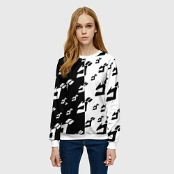 Свитшот женский JoJo Bizarre Adventure, цвет: 3D-белый — фото 2