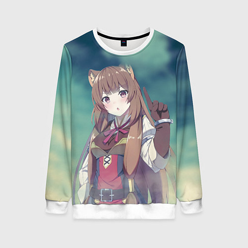 Женский свитшот Рафталия / 3D-Белый – фото 1