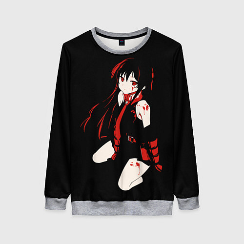 Женский свитшот Убийца Акаме / 3D-Меланж – фото 1