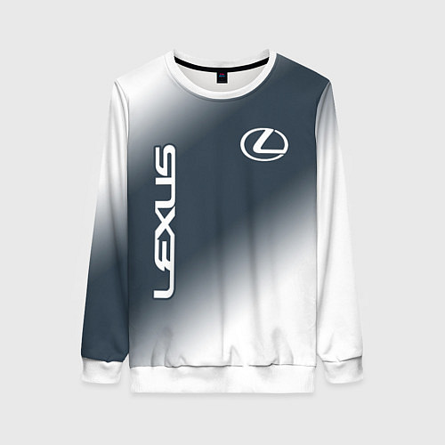 Женский свитшот LEXUS ЛЕКСУС / 3D-Белый – фото 1