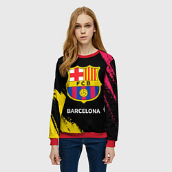 Свитшот женский BARCELONA БАРСЕЛОНА, цвет: 3D-красный — фото 2