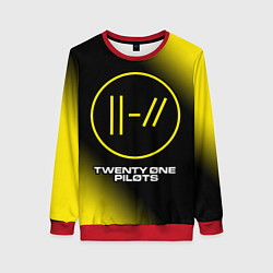 Свитшот женский TWENTY ONE PILOTS 21 PILOTS, цвет: 3D-красный