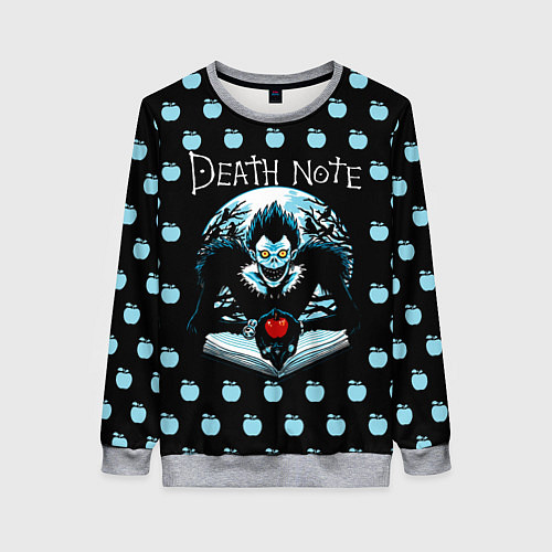 Женский свитшот Death Note / 3D-Меланж – фото 1