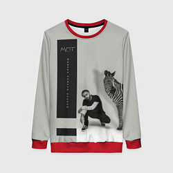 Свитшот женский МОТ, цвет: 3D-красный