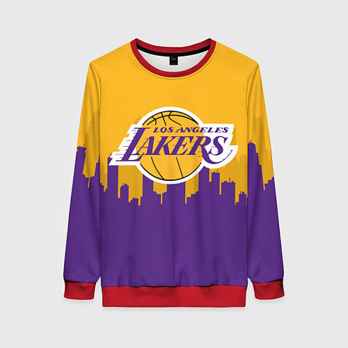 Женский свитшот LOS ANGELES LAKERS / 3D-Красный – фото 1