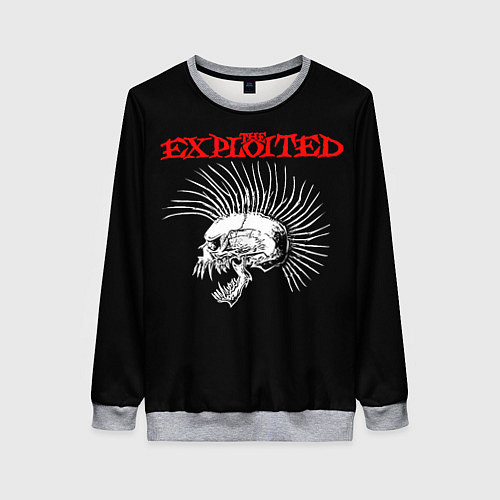 Женский свитшот The Exploited / 3D-Меланж – фото 1