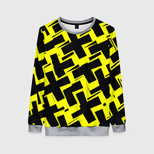 Женский свитшот Background / 3D-Меланж – фото 1