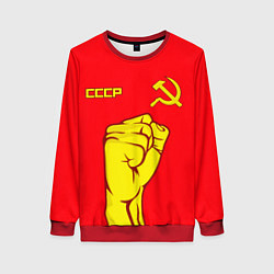 Свитшот женский СССР, цвет: 3D-красный