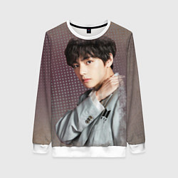Свитшот женский BTS Ким Тэ Хён, цвет: 3D-белый