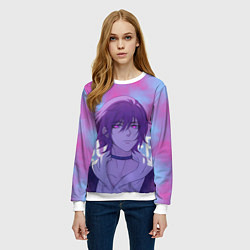 Свитшот женский Courier, цвет: 3D-белый — фото 2