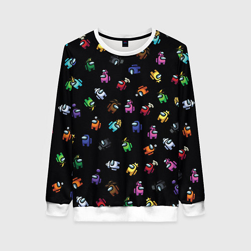 Женский свитшот Among Us / 3D-Белый – фото 1