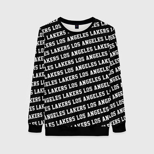 Женский свитшот Лос-Анджелес Лейкерс / 3D-Черный – фото 1