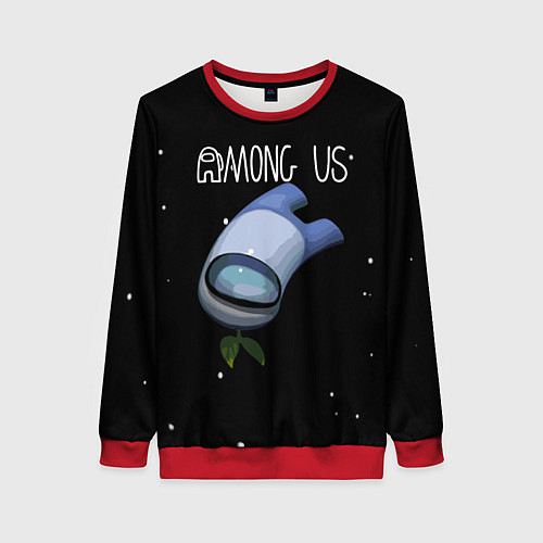 Женский свитшот AMONG US / 3D-Красный – фото 1