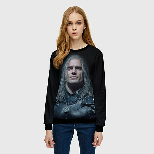 Женский свитшот Ведьмак 2 сезон / 3D-Черный – фото 3