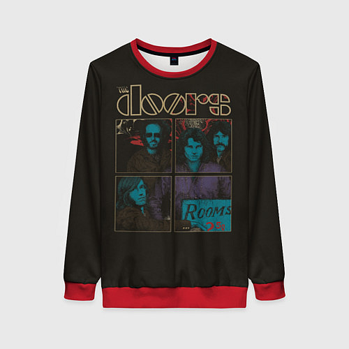 Женский свитшот The Doors / 3D-Красный – фото 1