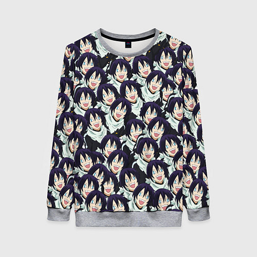 Женский свитшот ЯТО БЕЗДОМНЫЙ БОГ / 3D-Меланж – фото 1