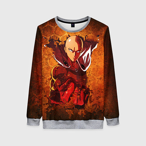 Женский свитшот Ванпанчмен / 3D-Меланж – фото 1