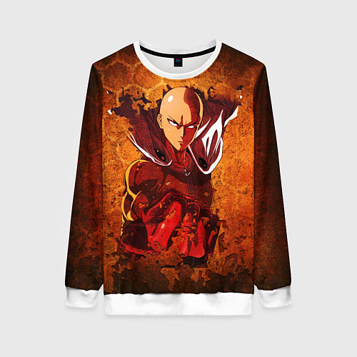 Женский свитшот Ванпанчмен / 3D-Белый – фото 1