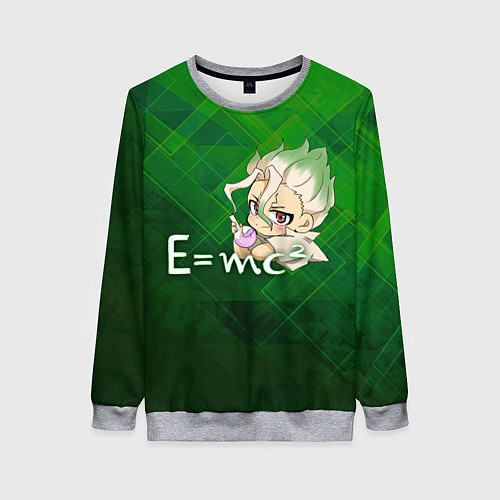 Женский свитшот Доктор Стоун / 3D-Меланж – фото 1