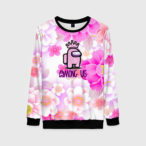 Женский свитшот Among Us / 3D-Черный – фото 1