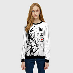 Свитшот женский Ghost of Tsushima, цвет: 3D-черный — фото 2