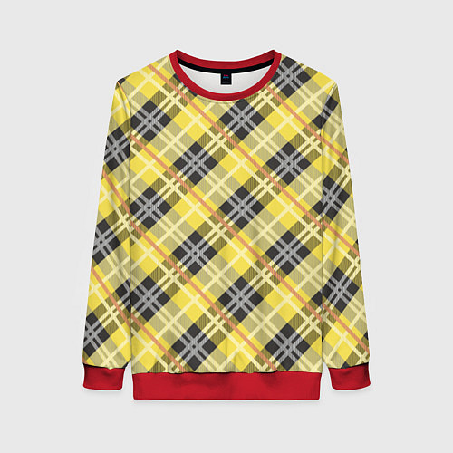 Женский свитшот Ultimate Tartan / 3D-Красный – фото 1