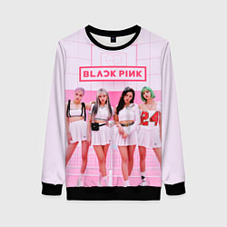 Свитшот женский BLACKPINK, цвет: 3D-черный