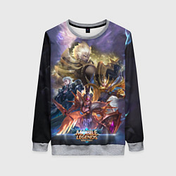 Свитшот женский Mobile Legends Bang Bang, цвет: 3D-меланж