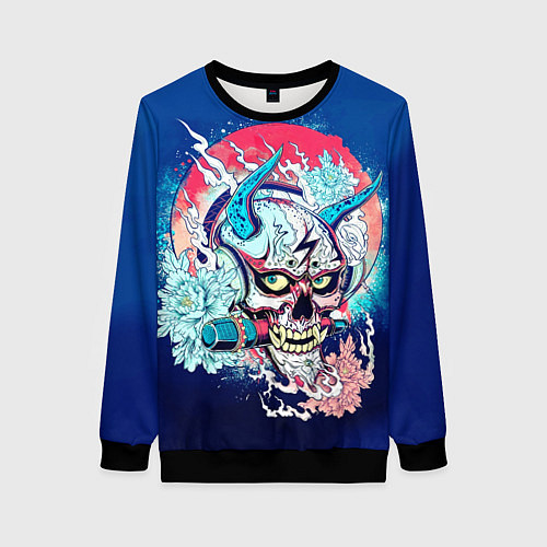 Женский свитшот Хання / 3D-Черный – фото 1