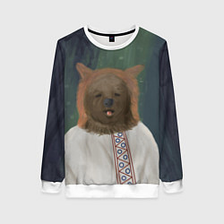 Свитшот женский Ужас советских детей, цвет: 3D-белый