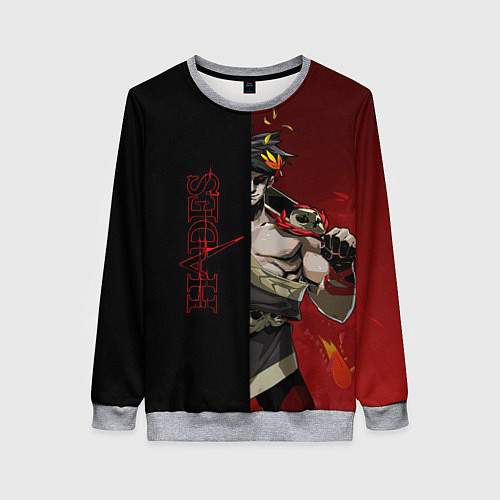 Женский свитшот Hades / 3D-Меланж – фото 1