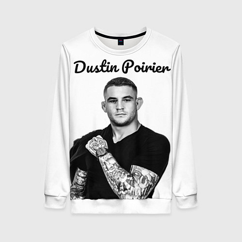 Женский свитшот Dustin Poirier / 3D-Белый – фото 1