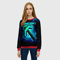 Свитшот женский Minecraft, цвет: 3D-красный — фото 2